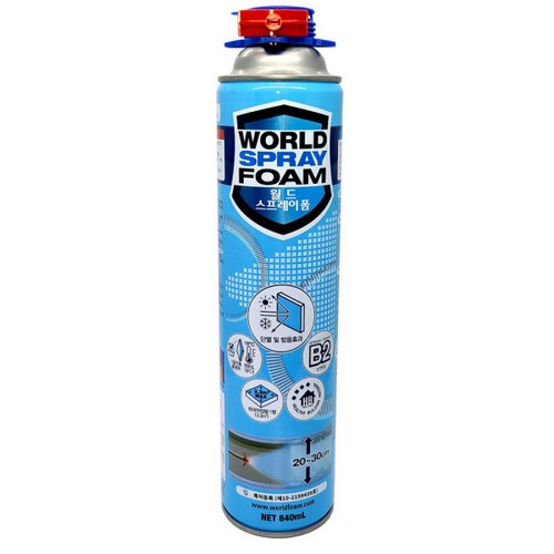 월드스프레이폼 건타입 840ml