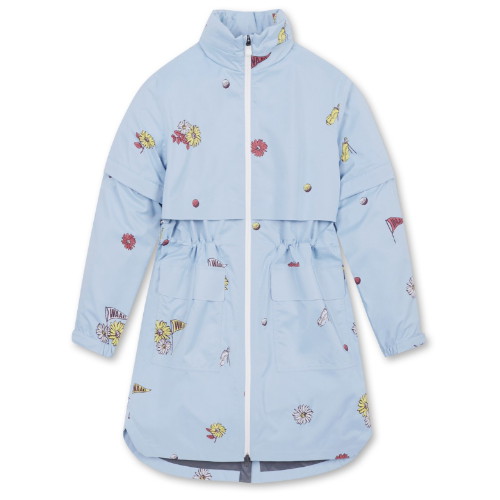 WAAC  플로럴 프린트 레인코트 WWUAS25102LBX