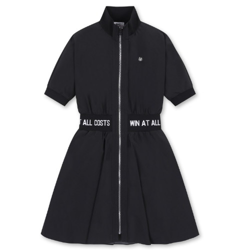 WAAC  하이넥 우븐 드레스 WWUAS25901BKX