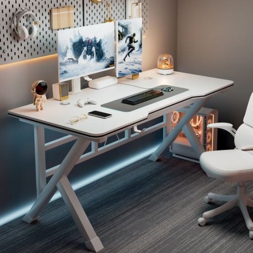 트리플썬 카본 패턴 k자형 컴퓨터 게이밍 책상