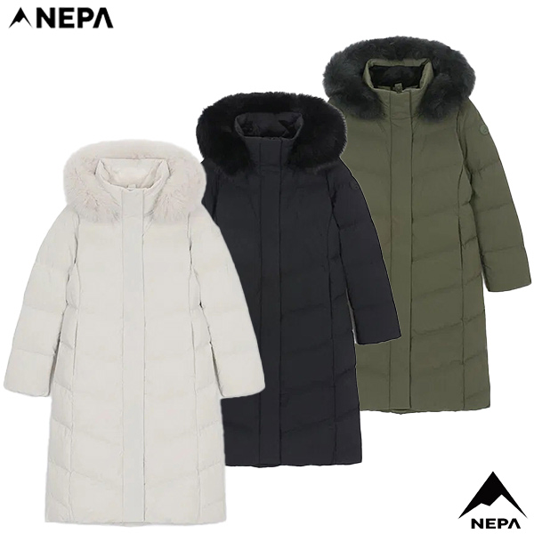 네파 프리미아 캐주얼 패딩 롱 구스다운 7LB2061