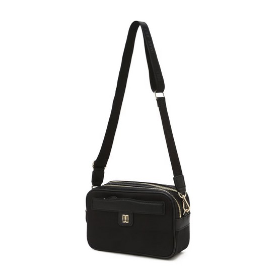 LF 닥스골프 체크 자가드 사각 크로스백 DNGF5E205BK