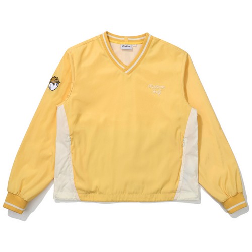 말본골프  브이넥 컬러 블럭 피스테 M5122PPI11YEL