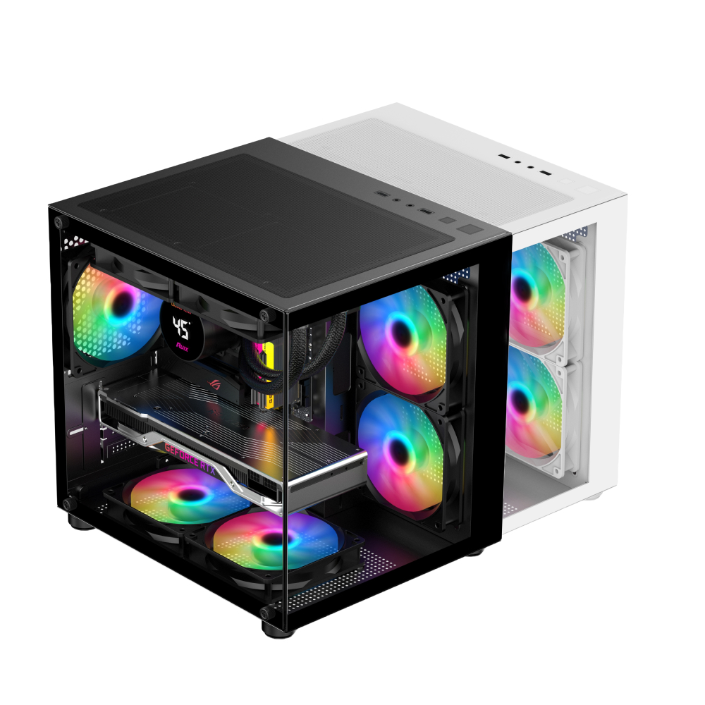 TM100 RGB 강화유리 [블랙] - 에누리 가격비교