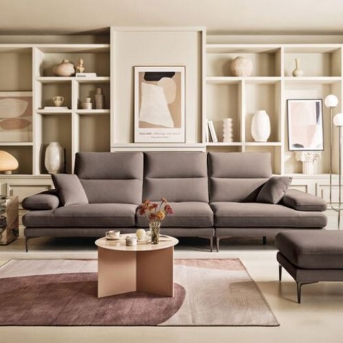 에싸 프라도 스윙기능 카시미라 패브릭 소파 3.5인용