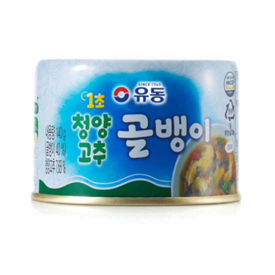유성물산교역 유동 1초 골뱅이 청양고추 140g
