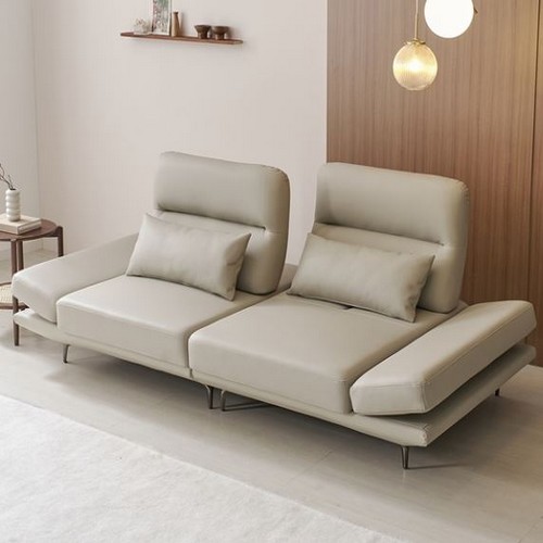 우아미가구 알레 스윙 실리콘 가죽 소파 3.5인용