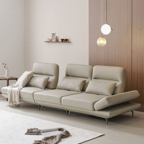 우아미가구 알레 스윙 실리콘 가죽 소파 5인용