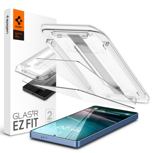 슈피겐  갤럭시S25 울트라 글라스tR 이지핏 AR 저반사 강화유리 보호필름