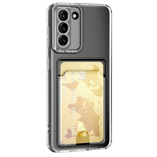 수나르  갤럭시S25 플러스 카드슬롯 투명 젤리 케이스