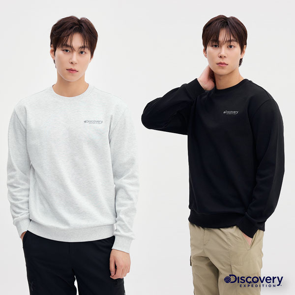 디스커버리익스페디션 덴버 스몰로고 맨투맨 DXMT33051-WHS