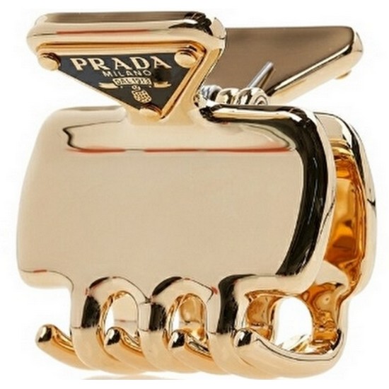 프라다 메탈 헤어 클립 1IF087 2BA6 F0056
