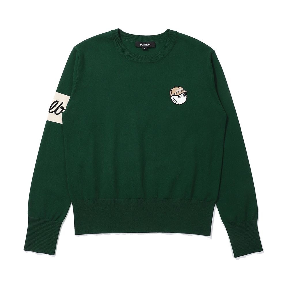 말본골프 버킷 기본 라운드 스웨터 M5122PKT13GRN