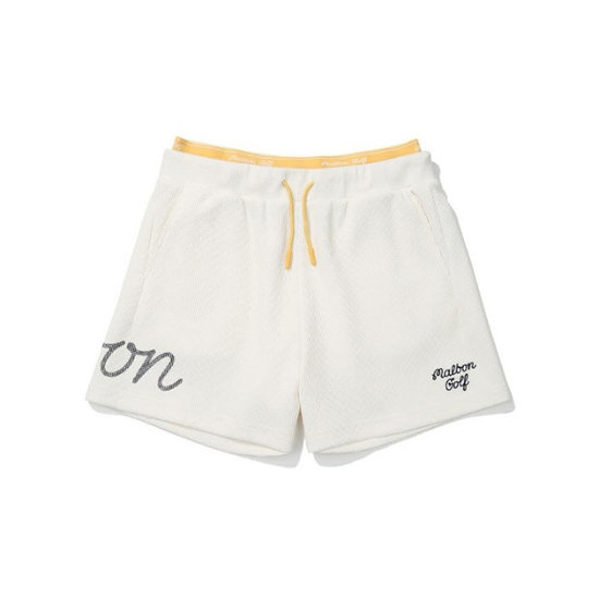 말본골프  트레블 와플 하프 팬츠 M5122PHP12OWT