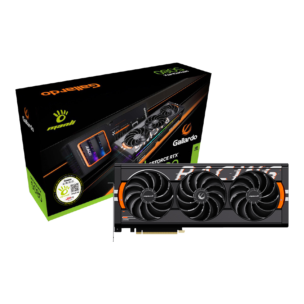 Manli  지포스 RTX 5080 Gallardo OC D7 16GB 대원씨티에스