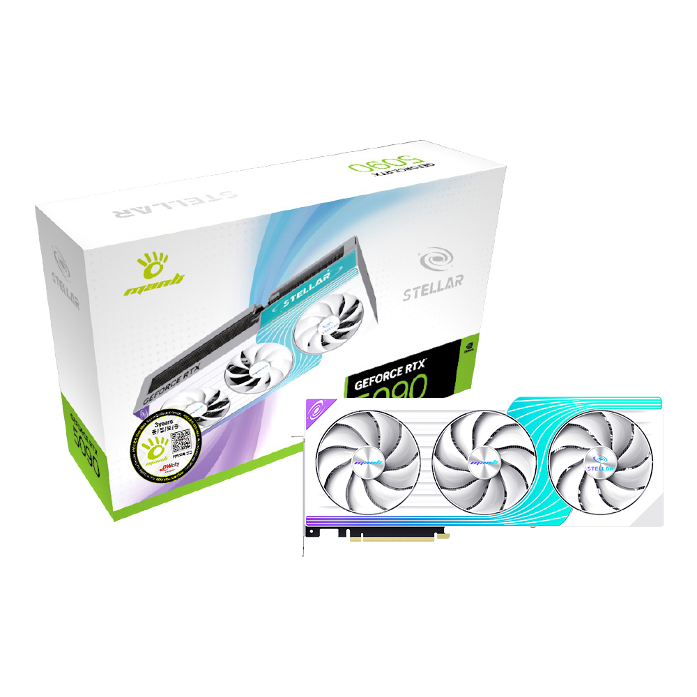 Manli  지포스 RTX 5090 Stellar OC D7 32GB 대원씨티에스
