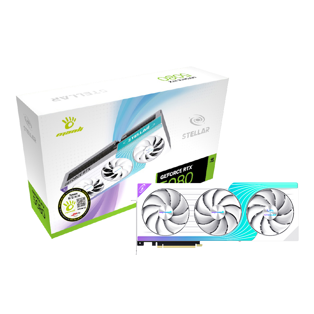 Manli  지포스 RTX 5080 Stellar OC D7 16GB 대원씨티에스
