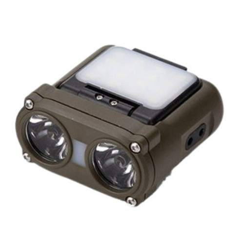 캘리너스 X4 헤드랜턴 캡라이트 카키