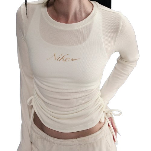 나이키 골지 긴팔 크롭 탑 HV5026-133