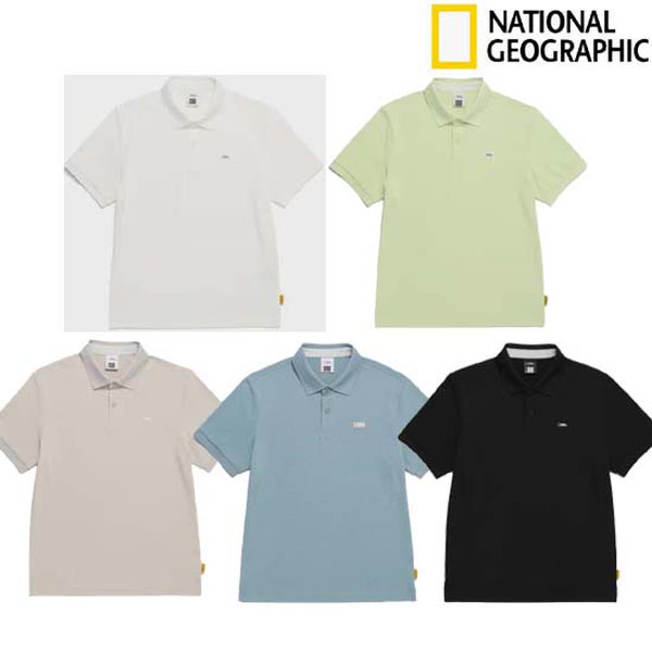 내셔널지오그래픽 카리디 피케 반팔티셔츠 N242UPL020