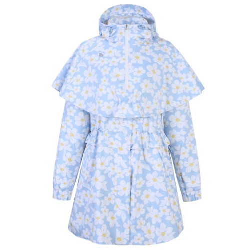 크리스패션 파리게이츠 패커블 레인 점퍼 후드 판초 521E5JR111_BL