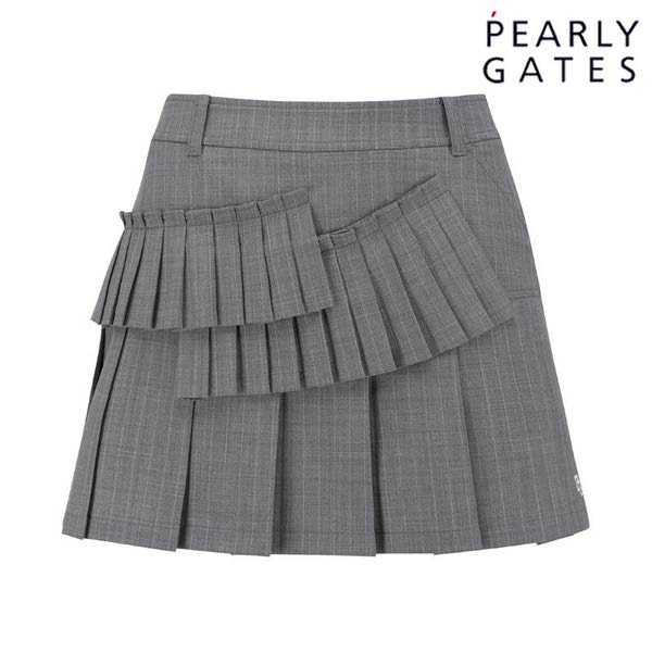 파리게이츠 플리츠 패널 큐롯 스커트 521E1PC305_GY