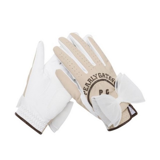 파리게이츠  더블 리본 스마일 여성용 양손 장갑 521E1GV002BG