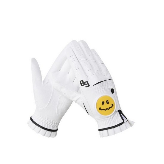 파리게이츠  스마일 플로럴 벨크로 여성용 양손 장갑 521E1GV001WH