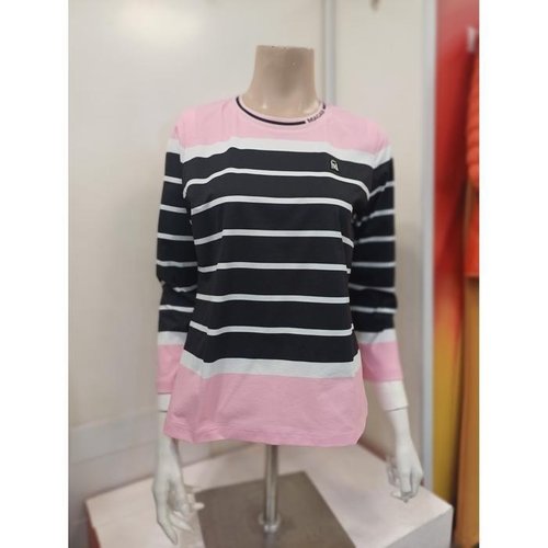 마코 SS잠재권축 스트라이프 라운드티셔츠 MPW1TR21