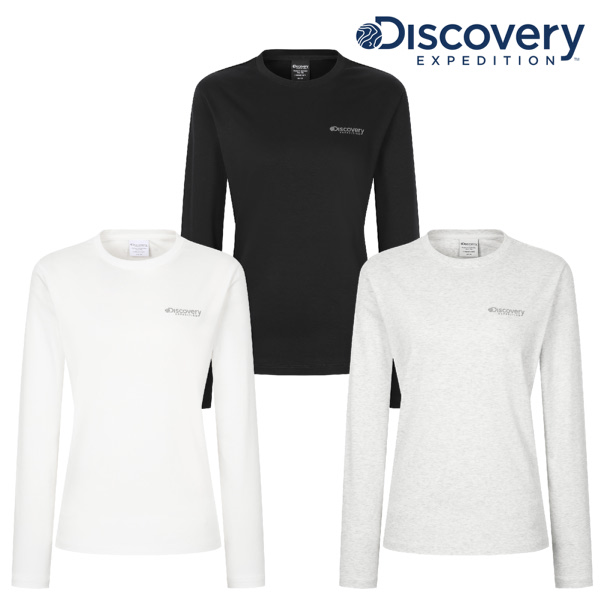 디스커버리익스페디션 에센셜 긴팔티셔츠 DWRL41051-IVS