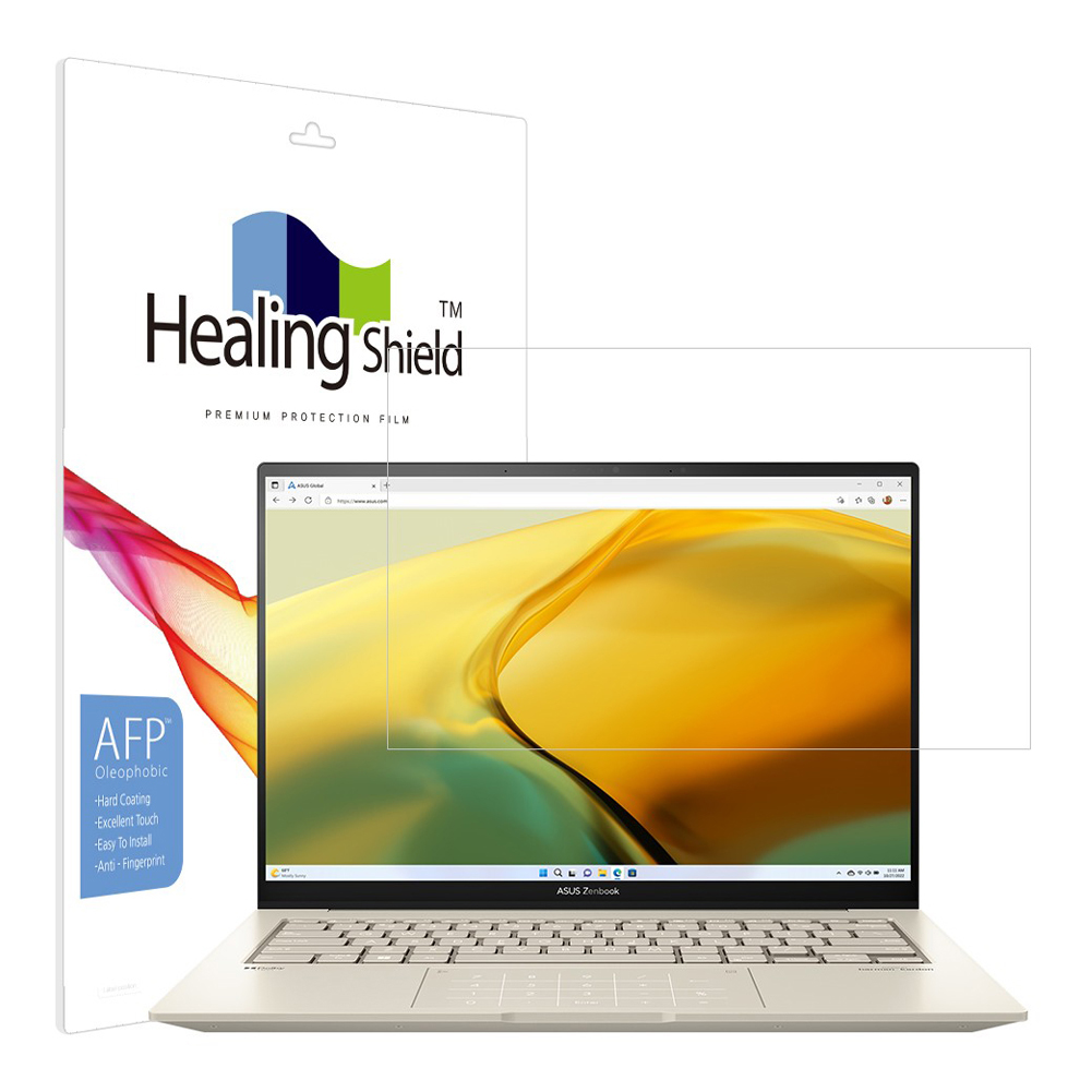 폰트리 힐링쉴드 ASUS 젠북 14X OLED UX3404 올레포빅 고광택 액정보호필름
