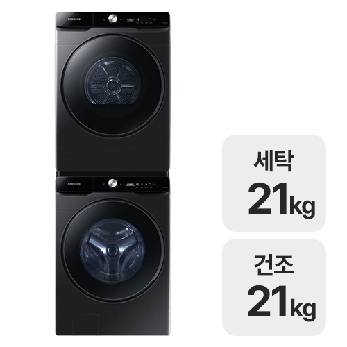 삼성전자 그랑데 AI WF21DG6650BV + DV21DG8600BV