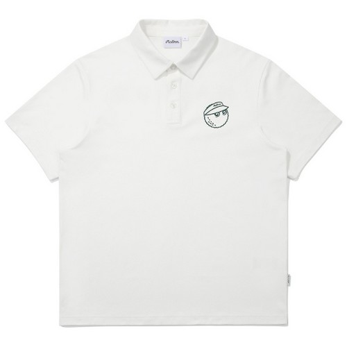 말본골프 말본 베이직 CP 폴로 반팔 티셔츠 M5121PTS05WHT