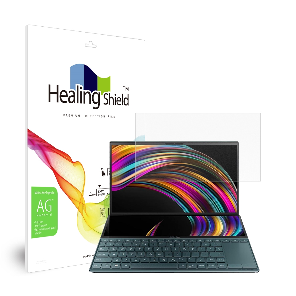 폰트리 힐링쉴드 ASUS 젠북 듀오 UX481FL 저반사 지문방지 액정보호필름