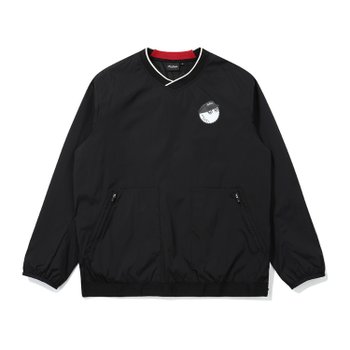 말본골프  브이넥 우븐 피스테 M5121PPI02BLK