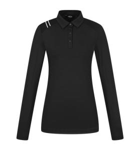 팬텀  어깨 포인트 나일론 긴팔티셔츠 221E1TO801_BK