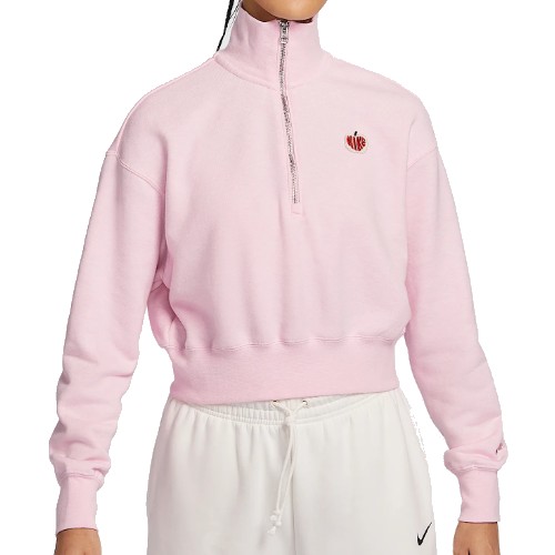 나이키 피닉스 플리스 하프집 크롭 스웻셔츠 HV8731-663