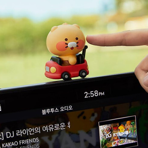 필코 인터내셔날  춘식이 네비위 움직이는 슬라이딩 차량용 방향제