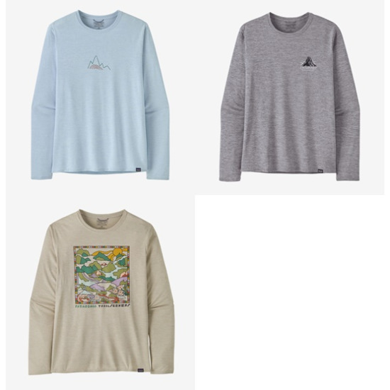 파타고니아 롱슬리브 캐필린쿨 데일리 그래픽셔츠 45160Q5