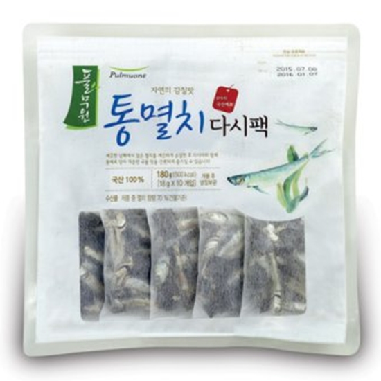 풀무원 통멸치 다시팩 180g(18gx10입)