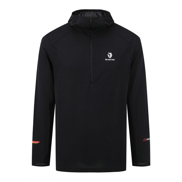 동진레저 블랙야크 DNS 남성 마운틴 폴라텍 후디 하프집업 1BYZTSU00500