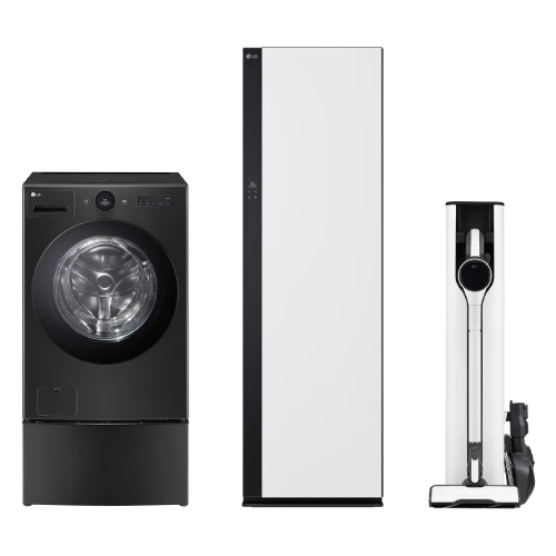 LG전자 트롬 오브제컬렉션 워시콤보 FH25KAX + 스타일러 SC5MSR82H + 청소기 AX948BHE