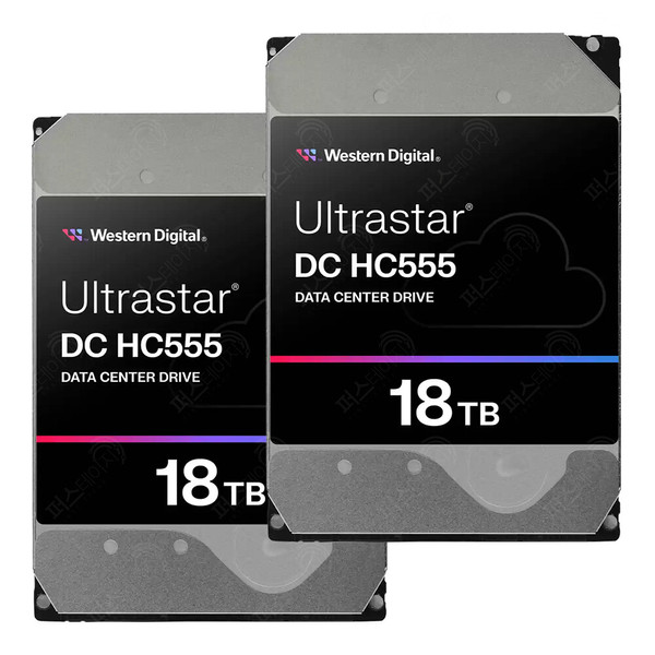Western Digital WD Ultrastar DC HC555 패키지 7200/512M WUH722018CLE6L4