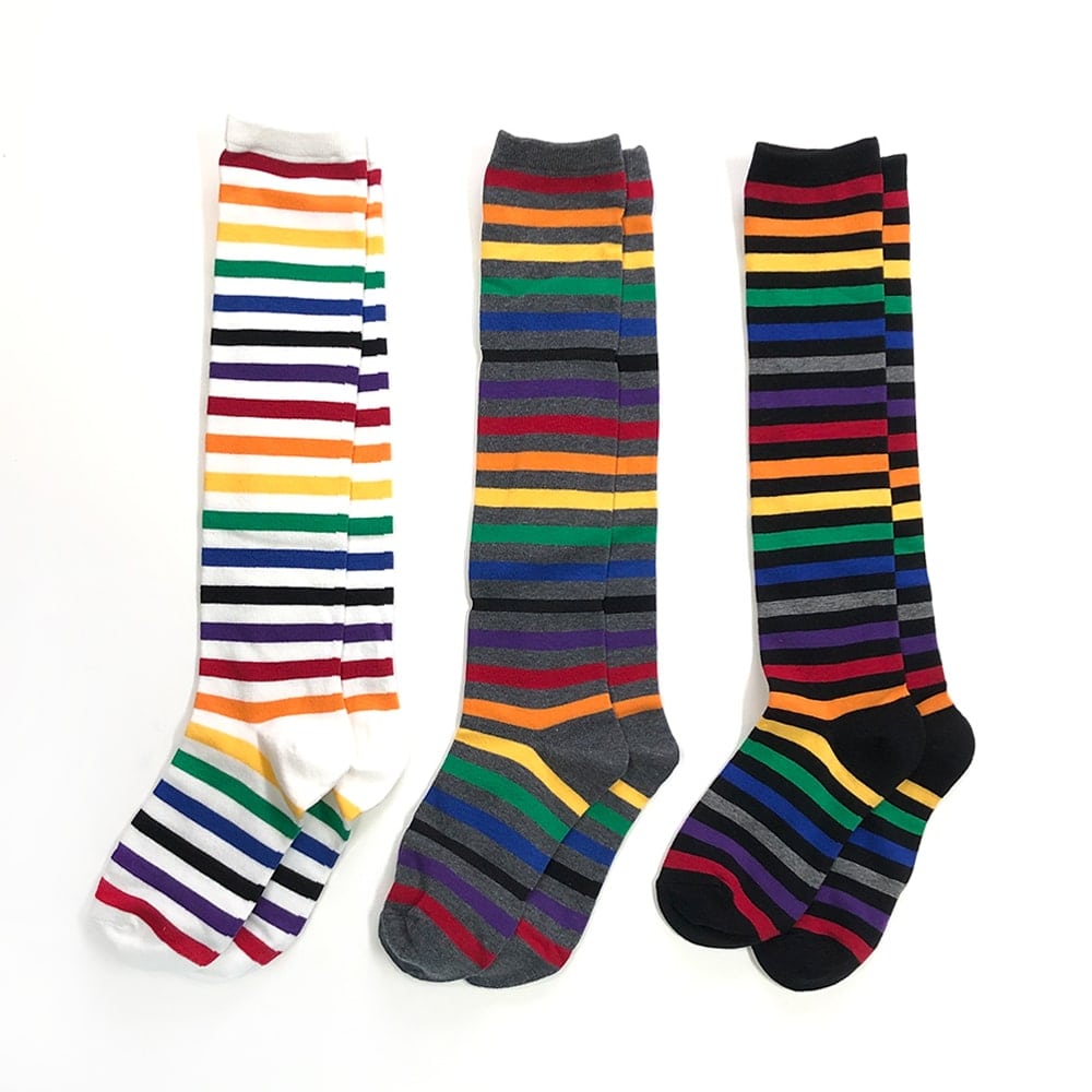 턴트골프  레인보우 스트라이프 니삭스