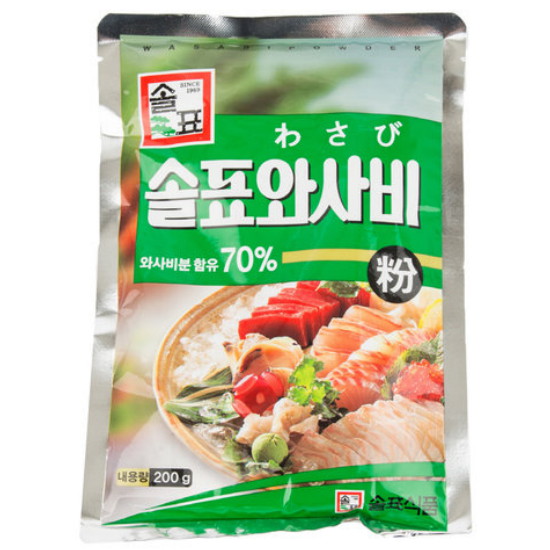 솔표식품 와사비분 200g