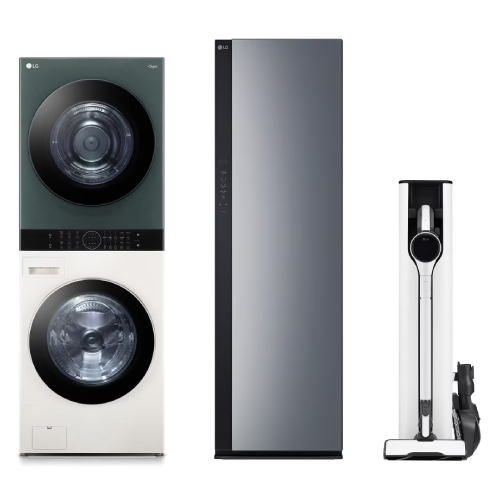 LG전자 트롬 오브제컬렉션 워시타워 W20EGZ + 스타일러 SC5GMR52 + 청소기 AX927BHE