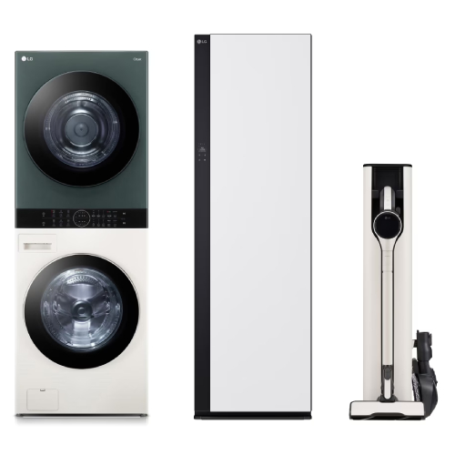LG전자 트롬 오브제컬렉션 워시타워 W20EGZ + 스타일러 SC5MSR82H + 청소기 AX948BWE