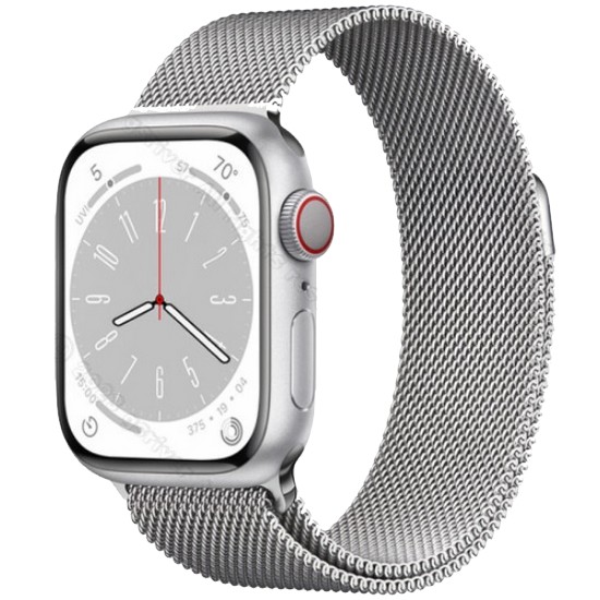 APPLE  워치 시리즈8 41mm Cellular 실버 알루미늄 중고