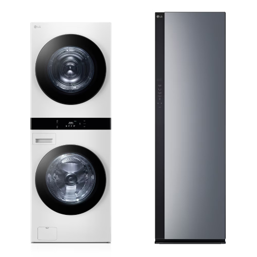 LG전자 트롬 오브제컬렉션 워시타워 WL21WDU + 스타일러 SC5GMR52