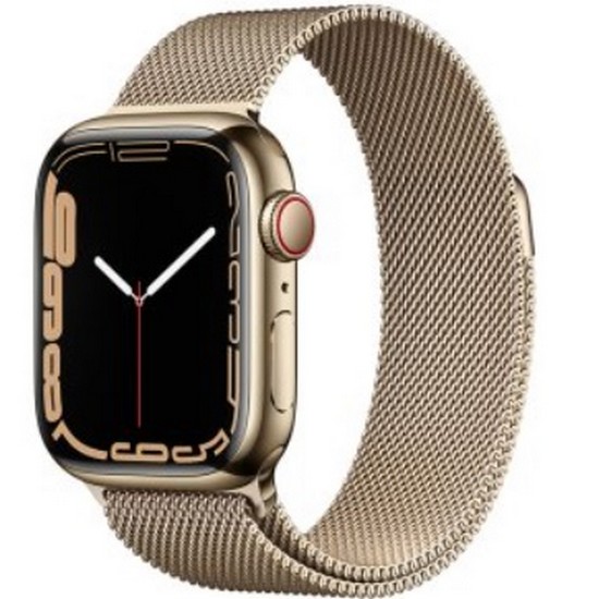 APPLE  워치 시리즈7 41mm Cellular 골드 스테인리스 스틸 중고